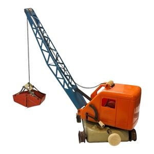 Vintage GAMA Toys Crawler Bucket Crane- See Description